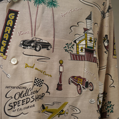 OLD CROW GARAGE - L/S SHIRTS / OC5106