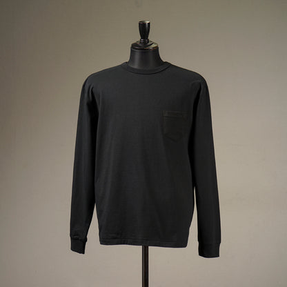 HEAVY WEIGHT BINDER NECK L/S POCKET T-SHIRTS / GH - 34【PACK-T】