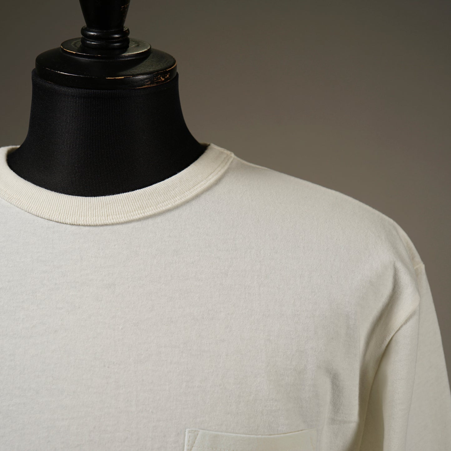 HEAVY WEIGHT BINDER NECK L/S POCKET T-SHIRTS / GH - 34【PACK-T】