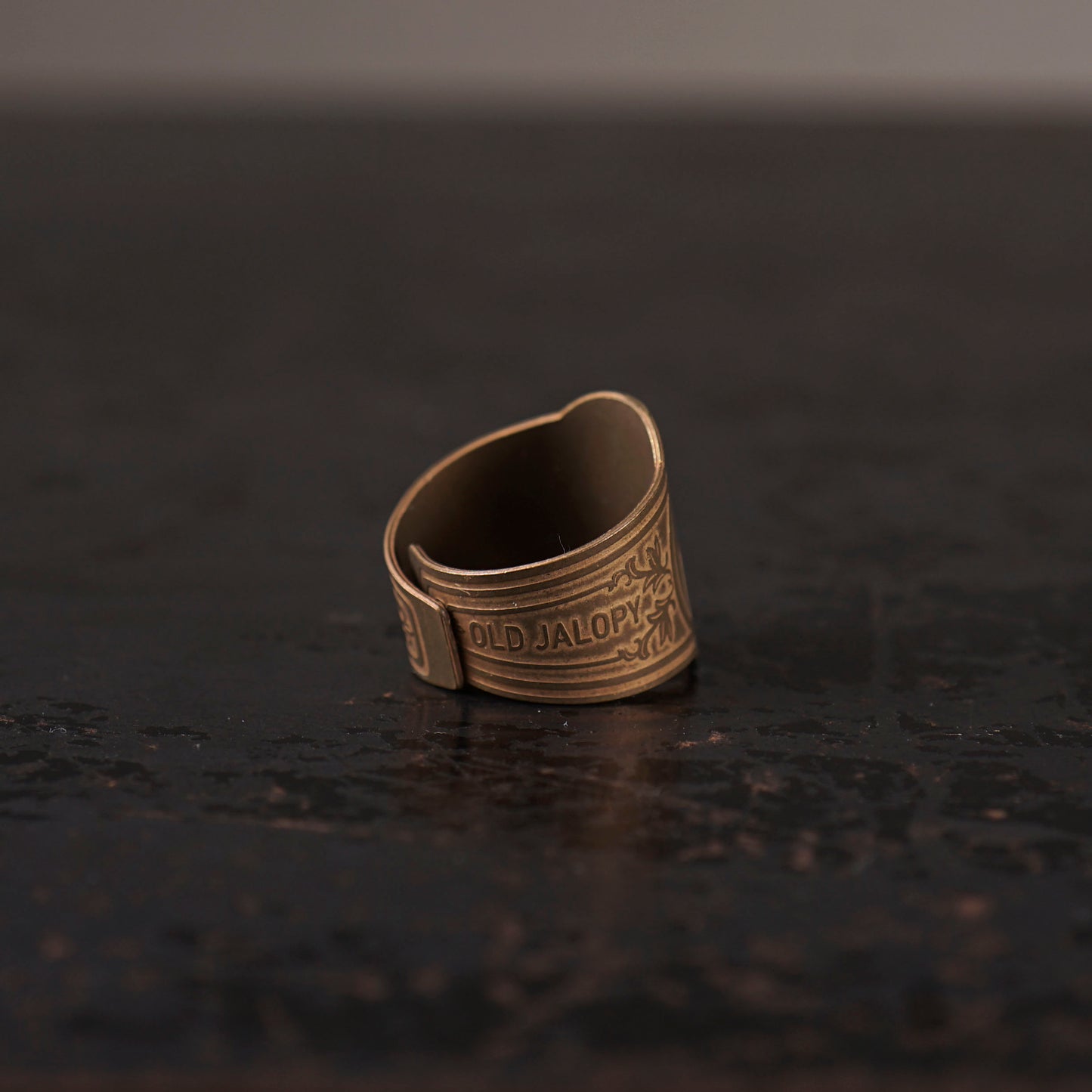 CIGAR TAG RING "BRASS"