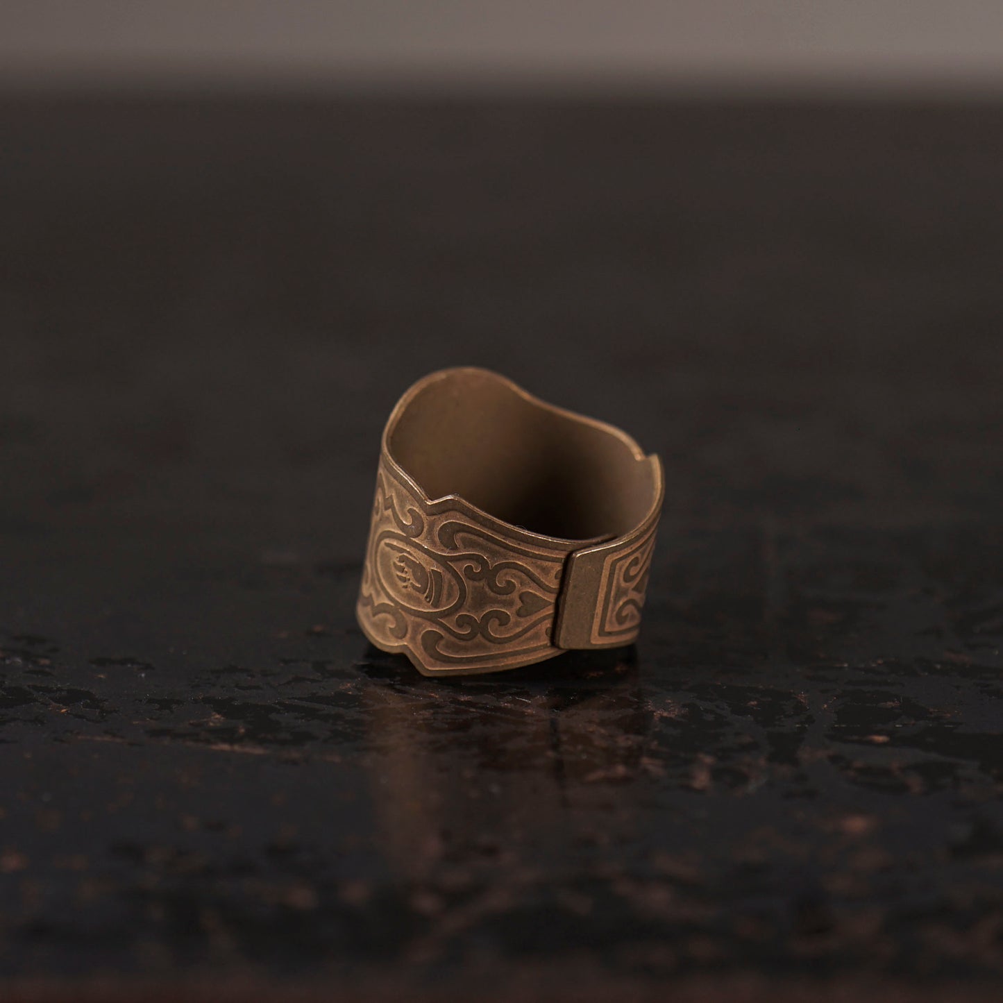 CIGAR TAG RING "BRASS"