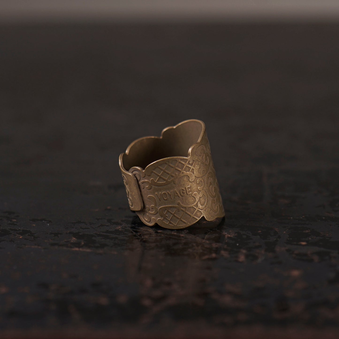 CIGAR TAG RING "BRASS"