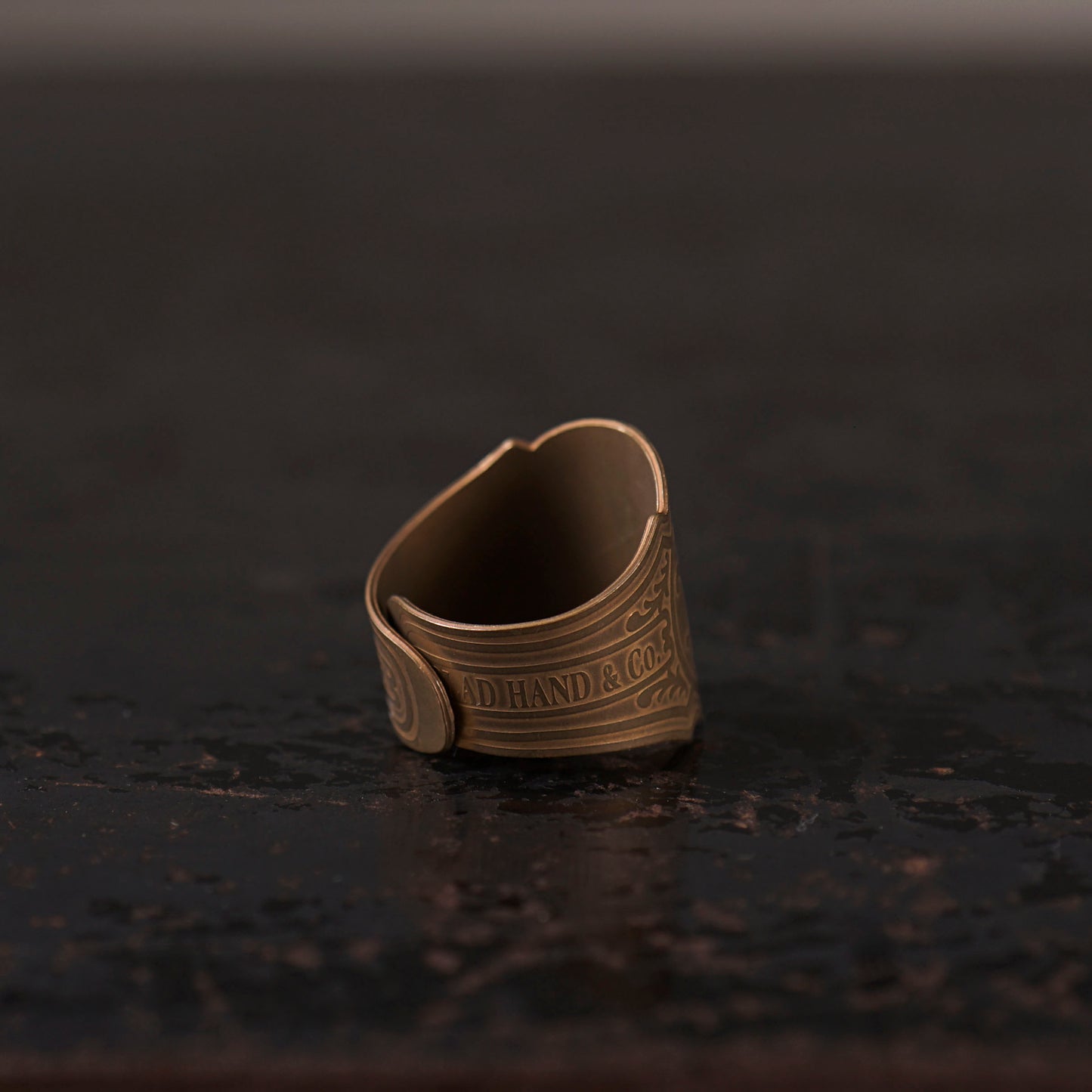 CIGAR TAG RING "BRASS"