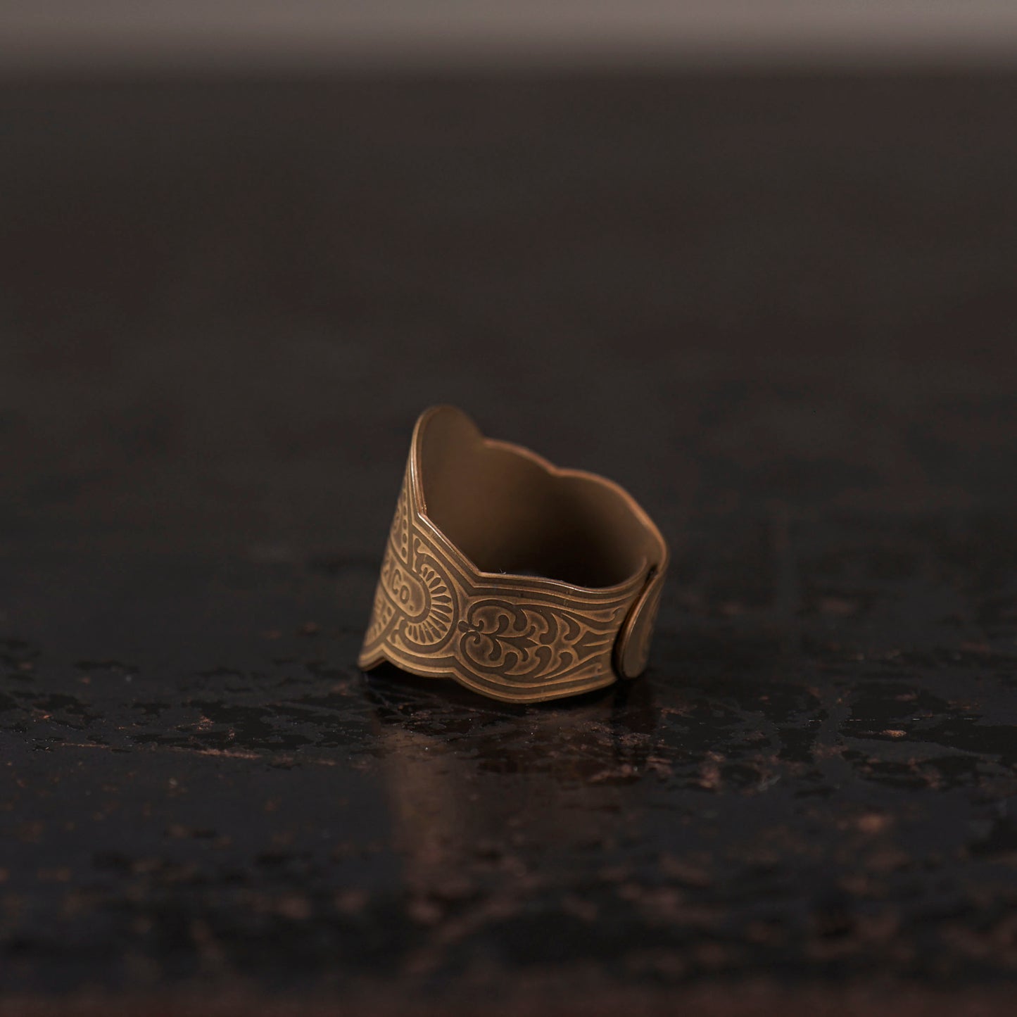 CIGAR TAG RING "BRASS"