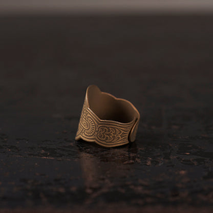 CIGAR TAG RING "BRASS"