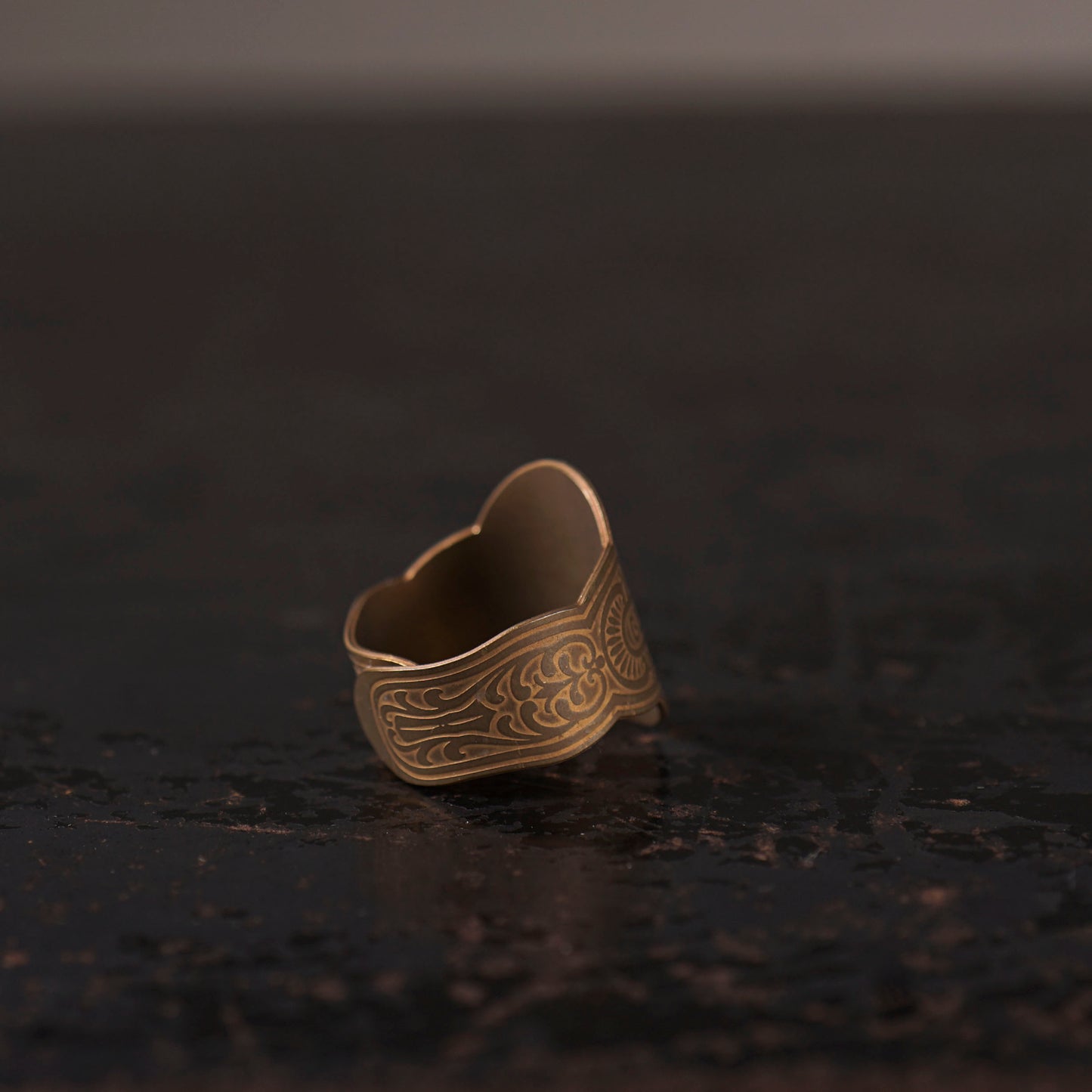 CIGAR TAG RING "BRASS"