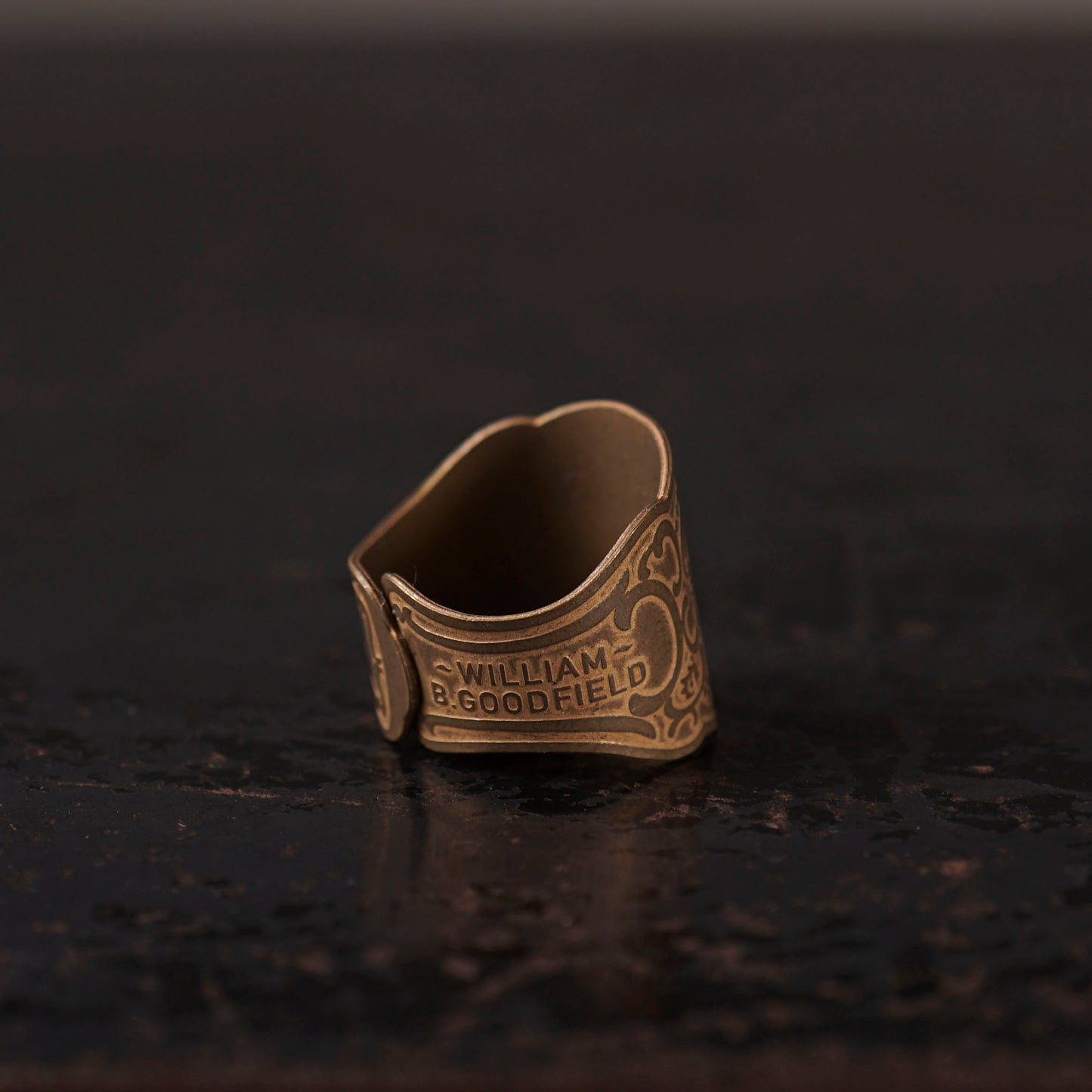 CIGAR TAG RING "BRASS"