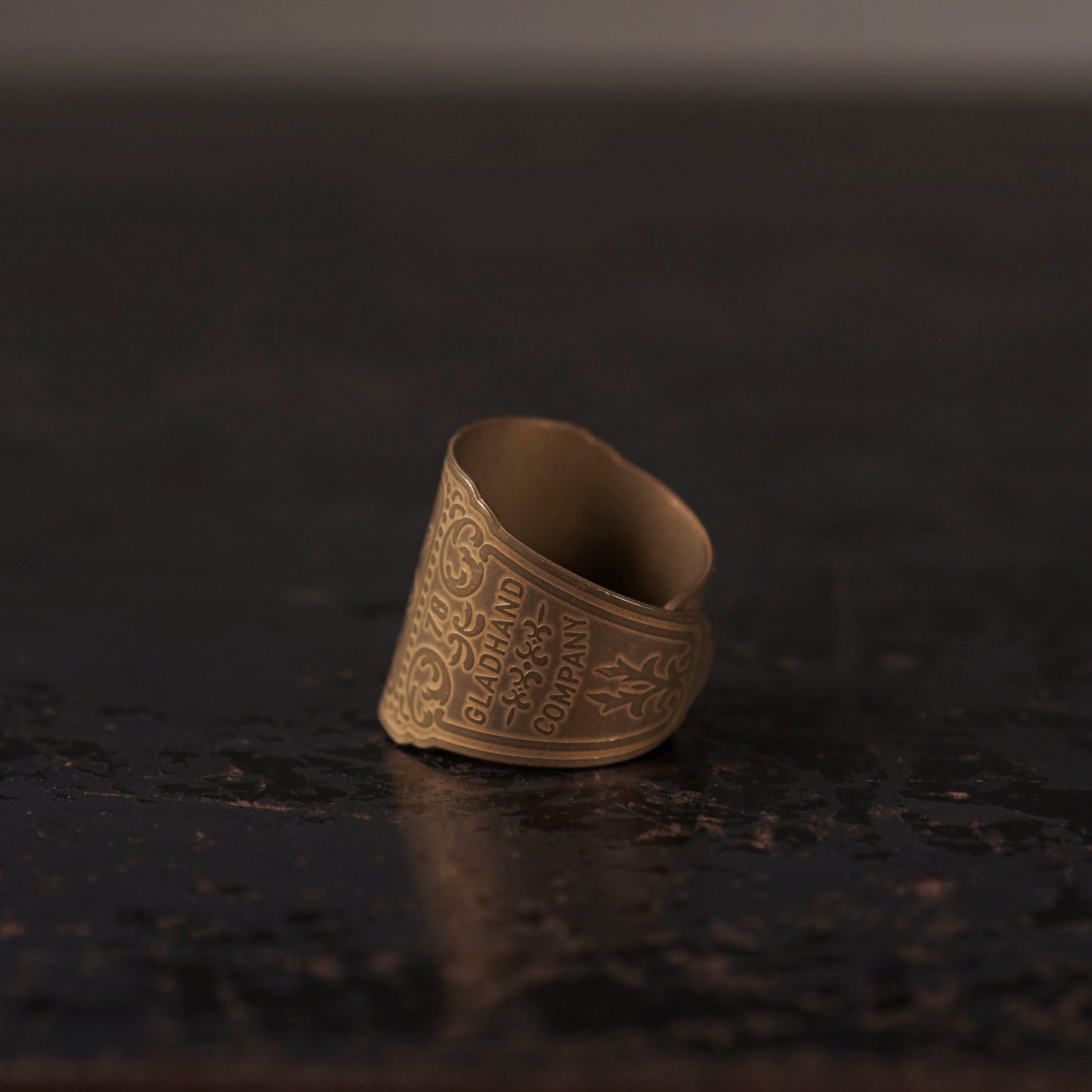 CIGAR TAG RING "BRASS"