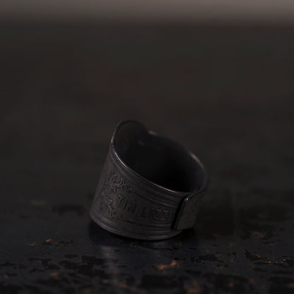 CIGAR TAG RING "BLACK"