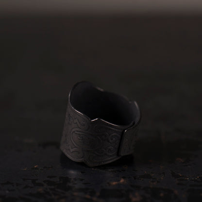 CIGAR TAG RING "BLACK"