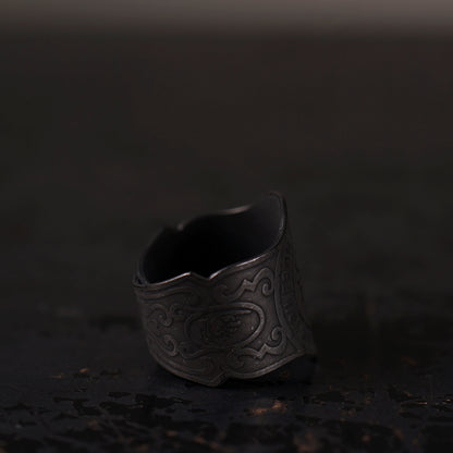 CIGAR TAG RING "BLACK"