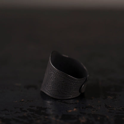 CIGAR TAG RING "BLACK"