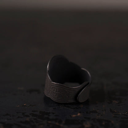 CIGAR TAG RING "BLACK"