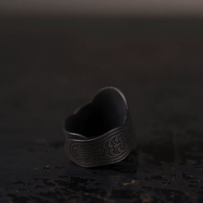 CIGAR TAG RING "BLACK"