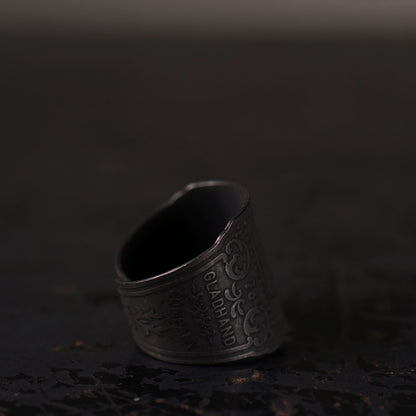 CIGAR TAG RING "BLACK"