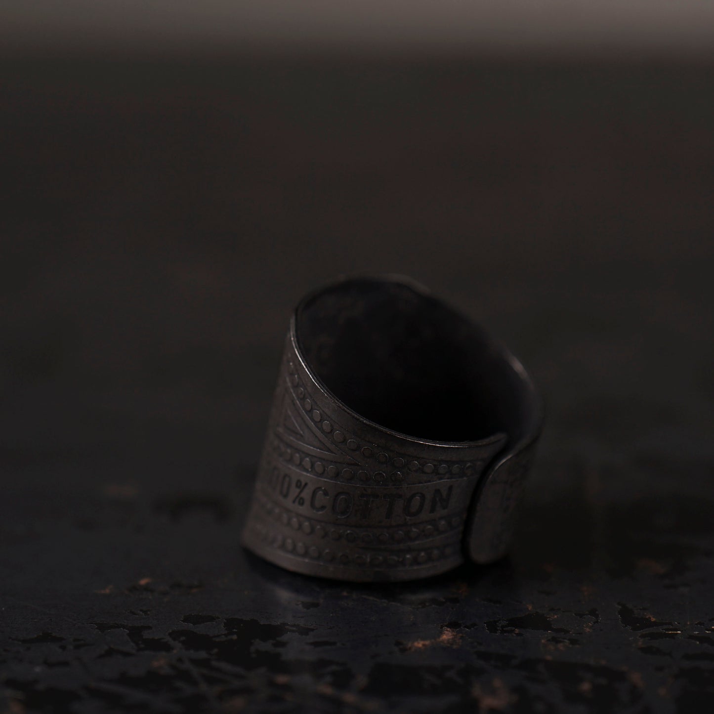 CIGAR TAG RING "BLACK"