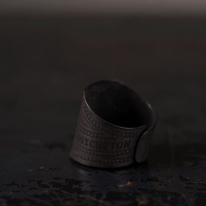 CIGAR TAG RING "BLACK"