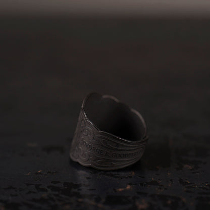 CIGAR TAG RING "BLACK"