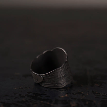 CIGAR TAG RING "BLACK"