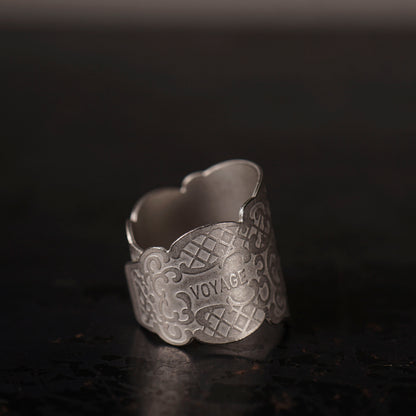 CIGAR TAG RING "SILVER"