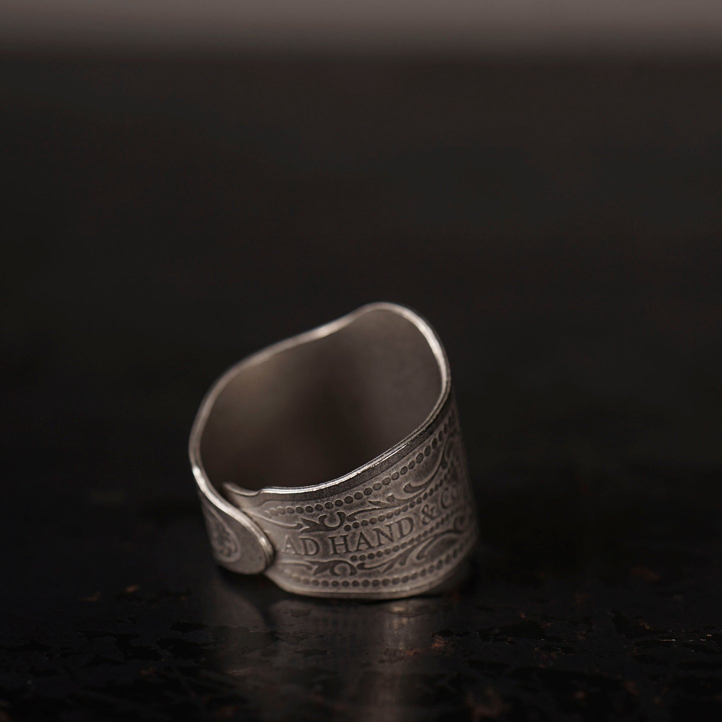 CIGAR TAG RING "SILVER"