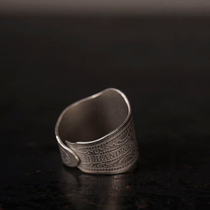 CIGAR TAG RING "SILVER"