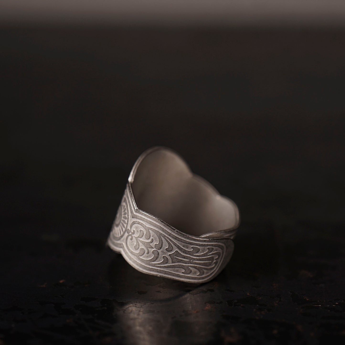 CIGAR TAG RING "SILVER"