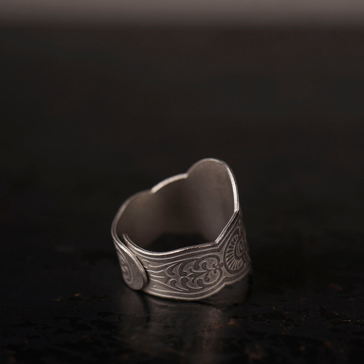 CIGAR TAG RING "SILVER"