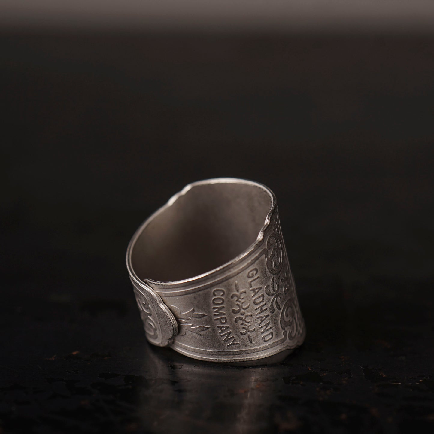 CIGAR TAG RING "SILVER"