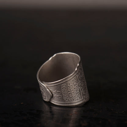 CIGAR TAG RING "SILVER"