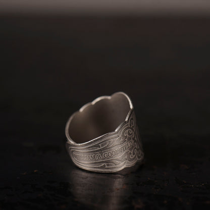 CIGAR TAG RING "SILVER"