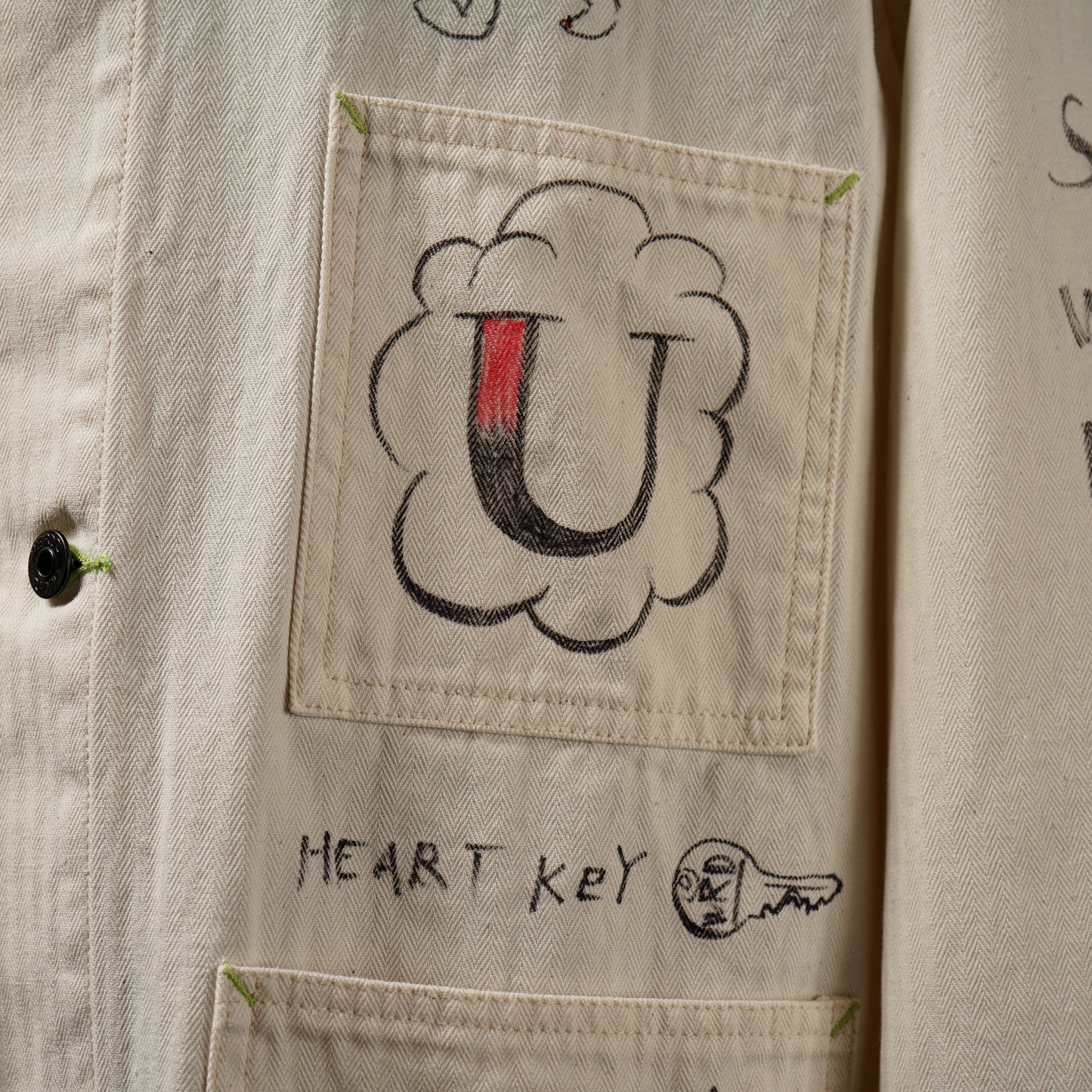 DRAWING CARTOON - COVERALL JACKET / WRD-24-SS-02