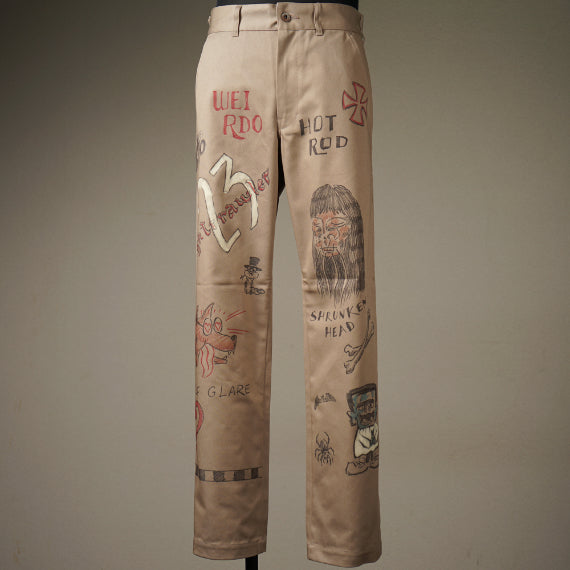 WIND UP - PANTS "HAND PAINT" 【STORE EXCLUSIVE】