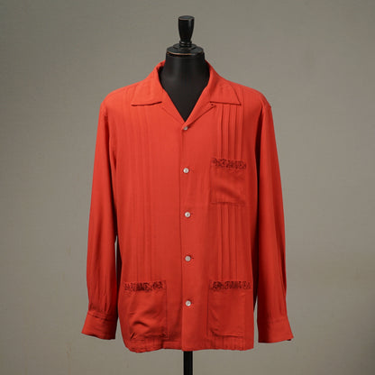 RIPTIDE CLUB - L/S GUAYABERA SHIRTS / GSV5113