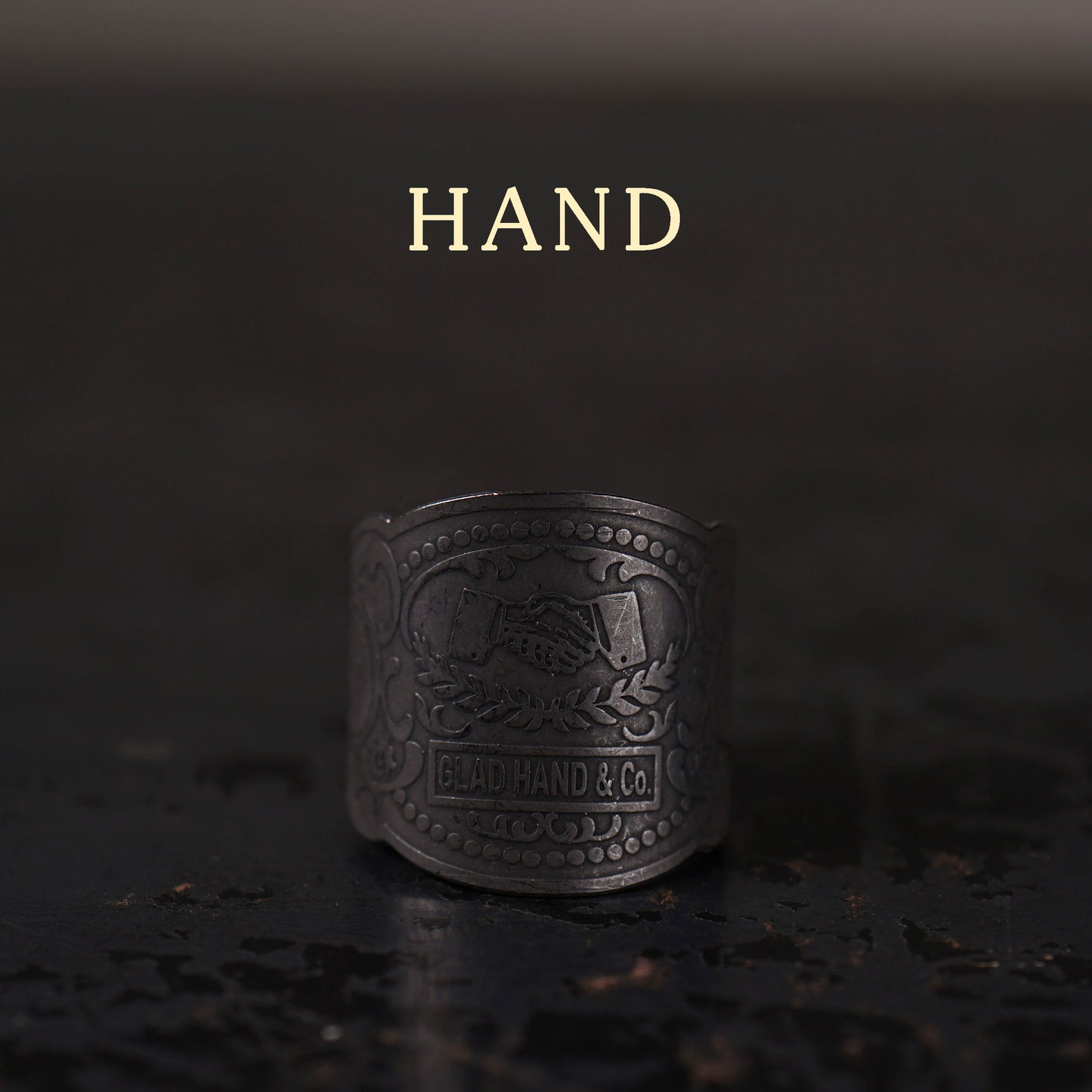 CIGAR TAG RING "BLACK"