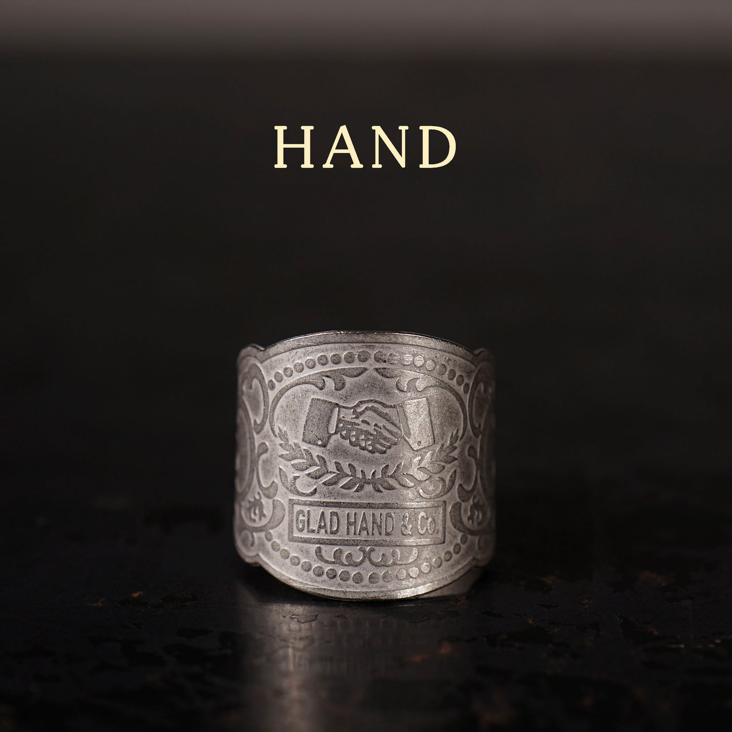 CIGAR TAG RING "SILVER"