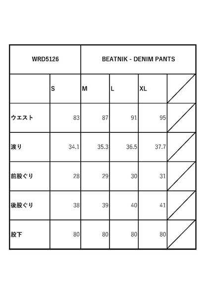 BEATNIK - DENIM PANTS / WRD5126