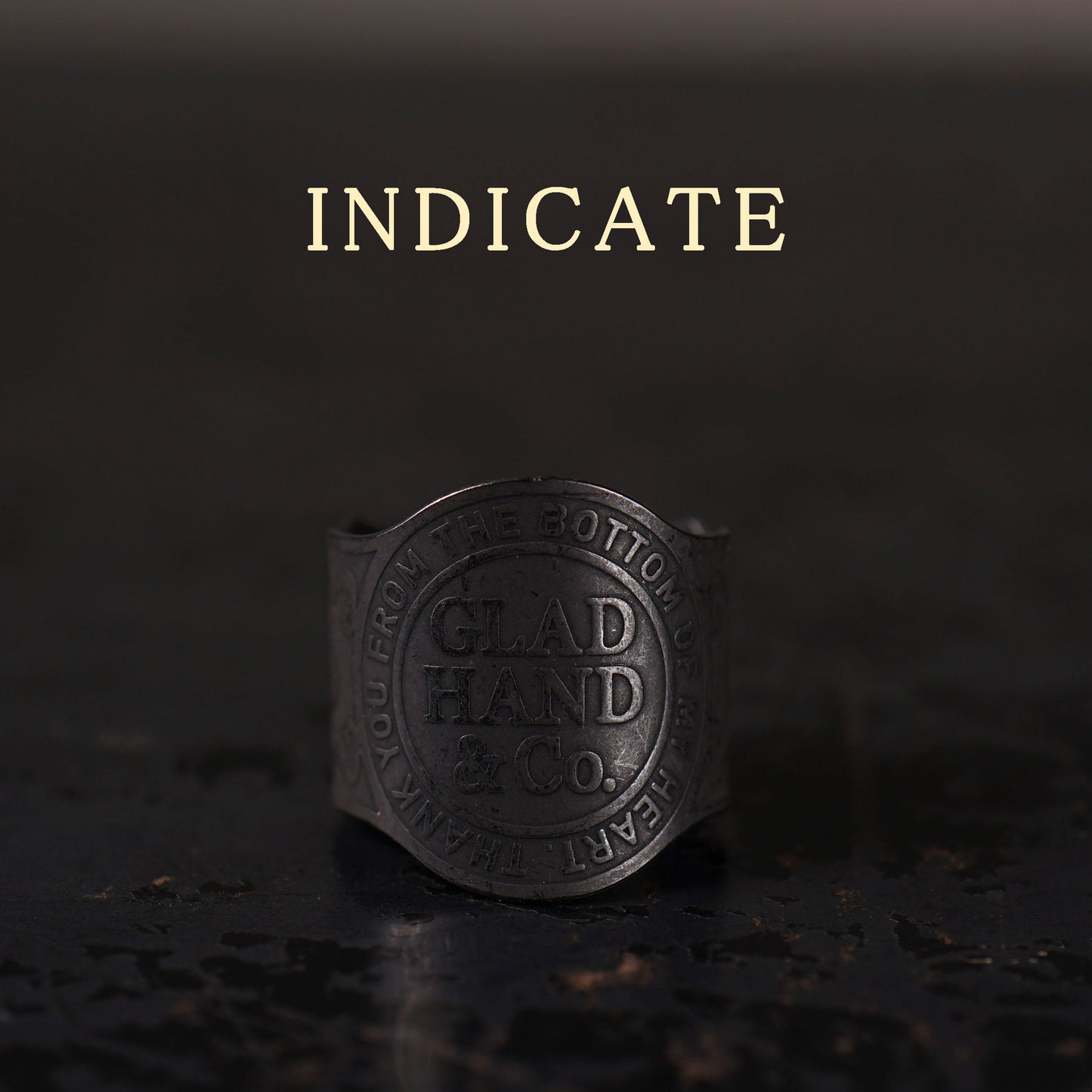 CIGAR TAG RING "BLACK"