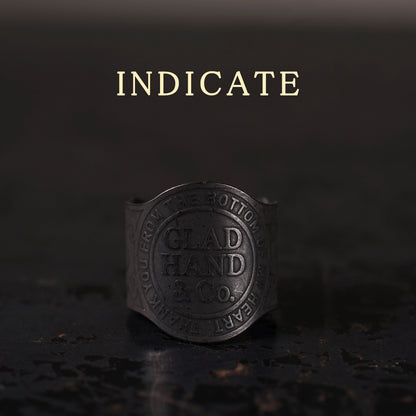 CIGAR TAG RING "BLACK"