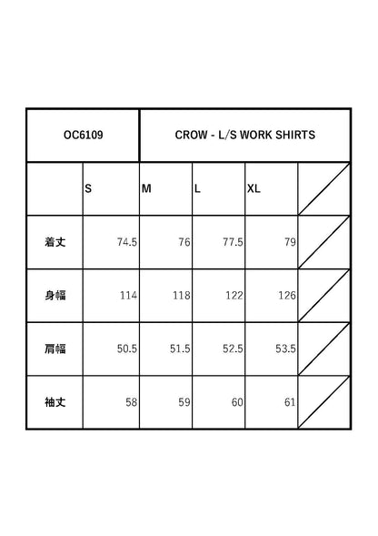 CROW - L/S WORK SHIRTS / OC6109
