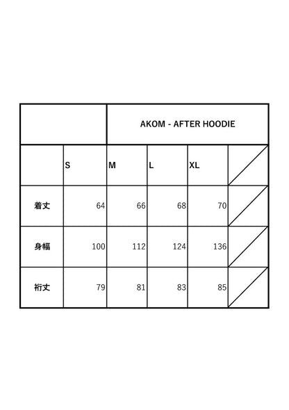 AKOM - AFTER HOODIE - AKOM x GH5302VF