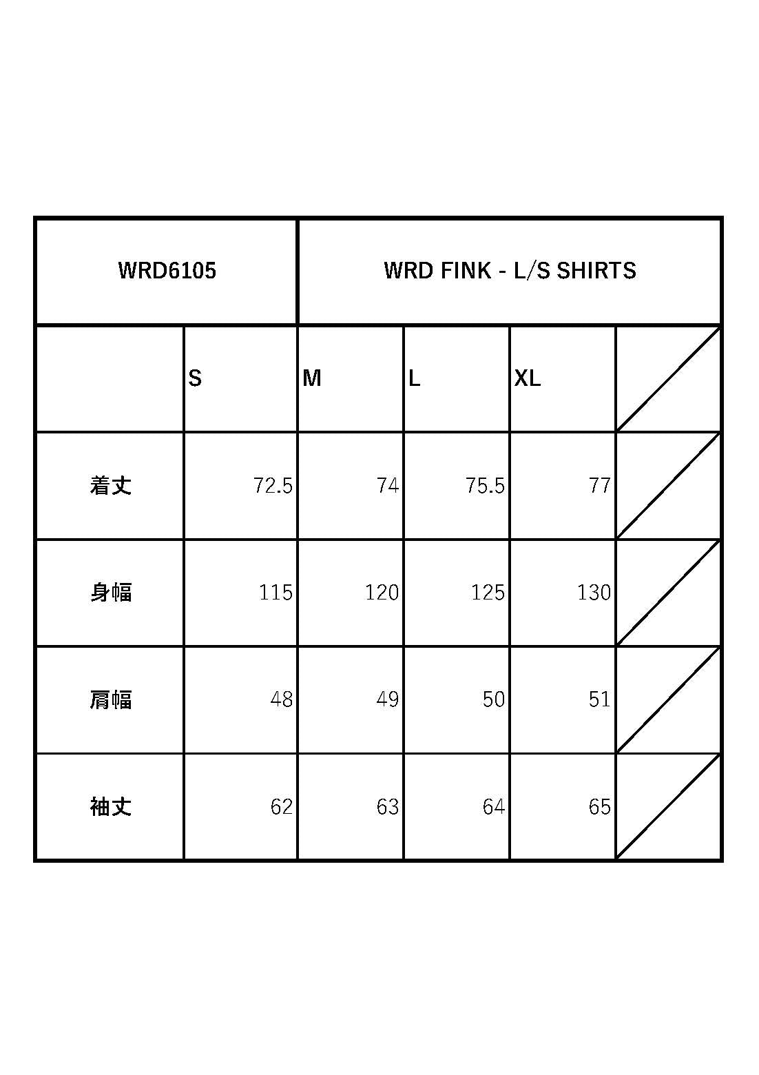 WRD FINK - L/S SHIRTS / WRD6105