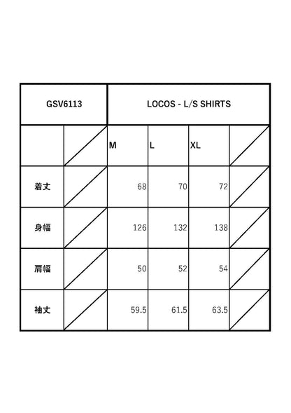 LOCOS - L/S SHIRTS / GSV6113