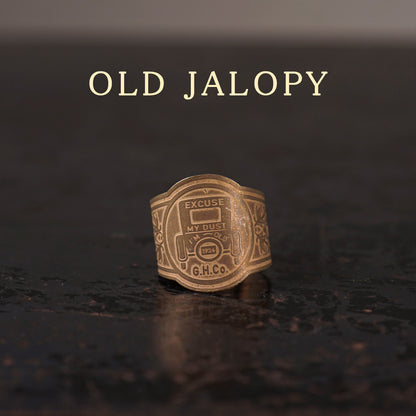 CIGAR TAG RING "BRASS"