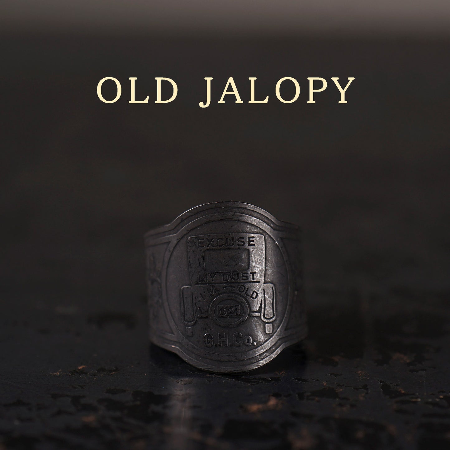 CIGAR TAG RING "BLACK"
