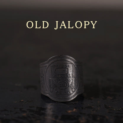 CIGAR TAG RING "BLACK"