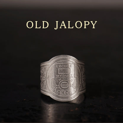 CIGAR TAG RING "SILVER"