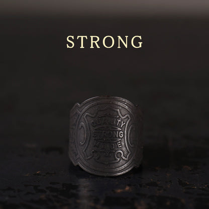 CIGAR TAG RING "BLACK"