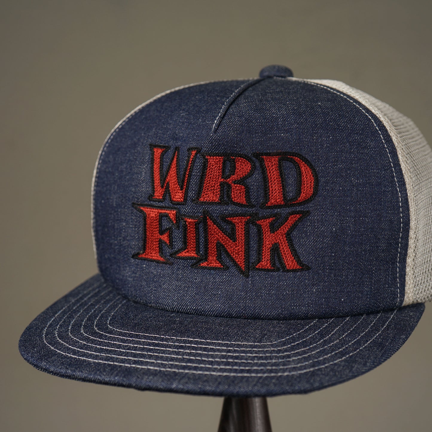 WRD FINK - DENIM TRUCKER CAP / WRD51G03