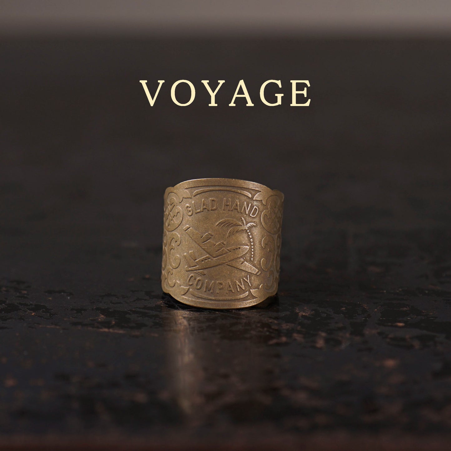 CIGAR TAG RING "BRASS"